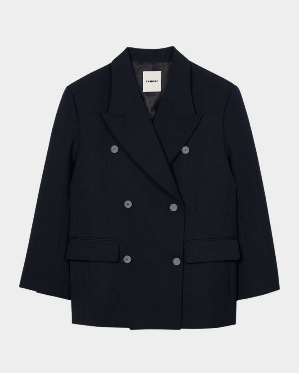 Royal Oversized Wool-Blend Blazer